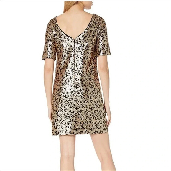 Betsey Johnson sequin leopard mini dress - Picture 2 of 7